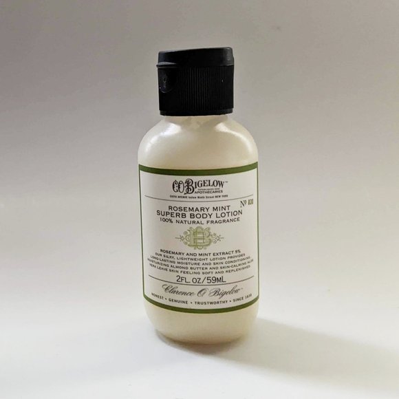 Bath & Body Works CO Bigelow Rosemary Mint Superb Body Lotion 2oz Rare - Picture 1 of 2